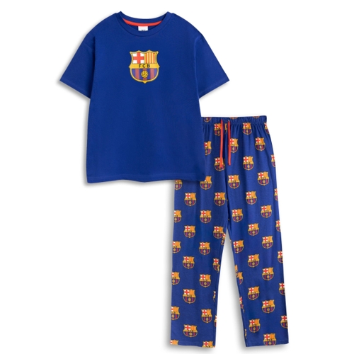 FC Barcelona Mens Pyjama Set - Blue