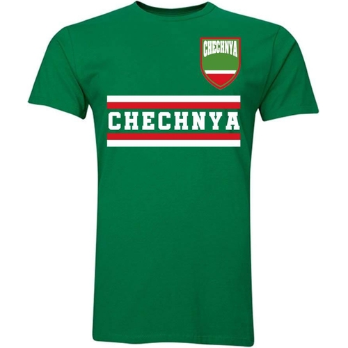 Chechnya Core Football Country T-Shirt - Green - XS