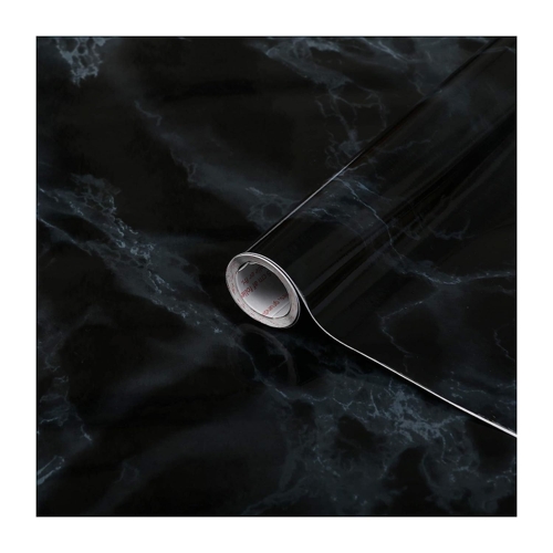 d-c-fix Marmi Matt Black Marble Effect Self-Adhesive Film - 67.5cm x 2m