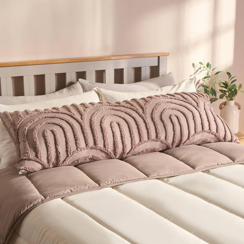 OHS Tufted Arches Bolster Pillow - Pink