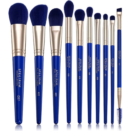 Debenhams Evil Eye 10 Piece Make-up Brush Set - Blue
