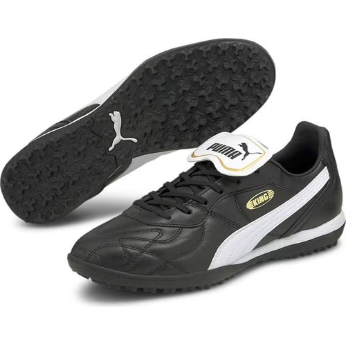 Puma King Cup TT Astro Turf Football Boots - Black - UK 9