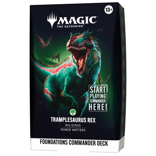 Magic: The Gathering Foundations Commander Deck - Tramplesaurus Rex