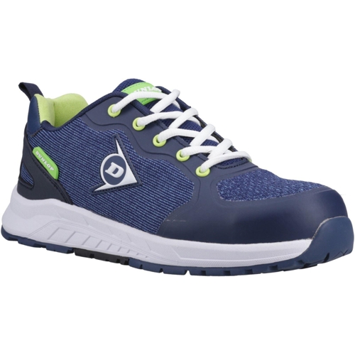 Dunlop T-Max Safety Trainers - Blue/Green - UK 10