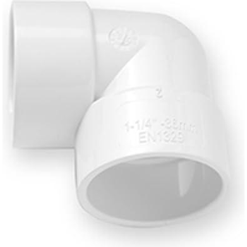 Primaplumb 32mm 90° Knuckle Bends - White