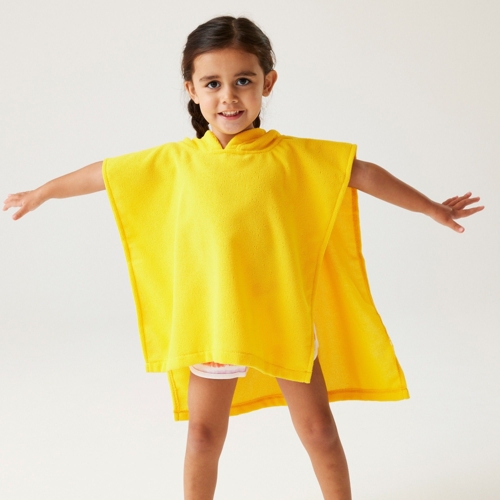Regatta Animal Towel Robe - Yellow, Animal, Size: 5-6