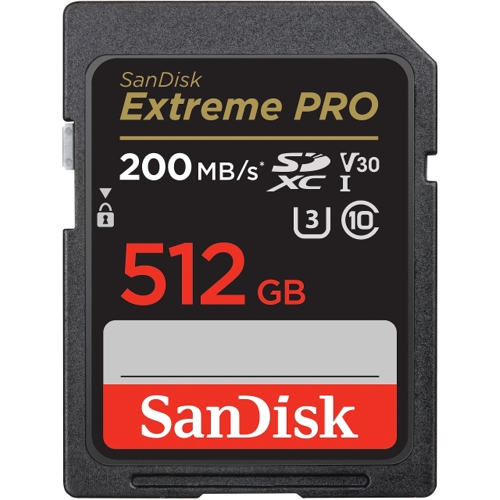 SanDisk Extreme PRO SDXC Memory Card - 512GB