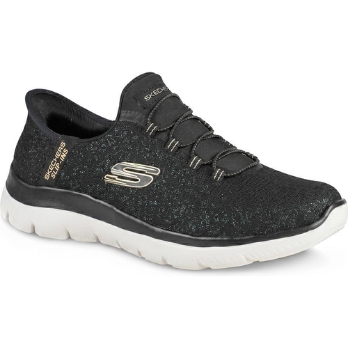 Skechers Summits - Lunar Glow Trainers - Black/Gold - UK 8