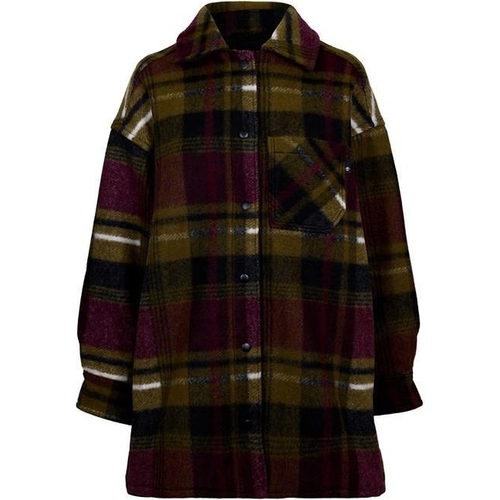 Timberland Timb Wool Shirt Coat - Blue - L