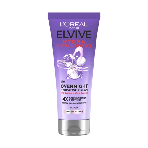 L'Oreal Elvive Hydra Hyaluronic Acid Overnight Hydrating Cream - 200ml