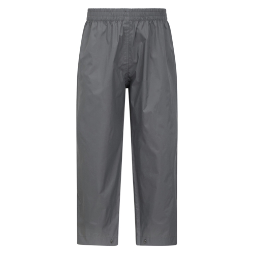 Mountain Warehouse Childrens/Kids Pakka II Waterproof Over Trousers - Grey - Size: 9-10