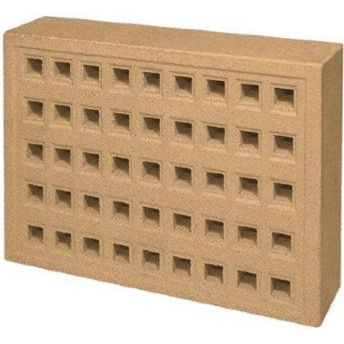 Square Hole Clay Air Brick - 215mm x 140mm - Pack of 3 - B&Q