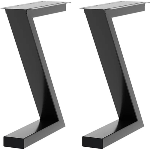 Living and Home Metal Table Legs - Black