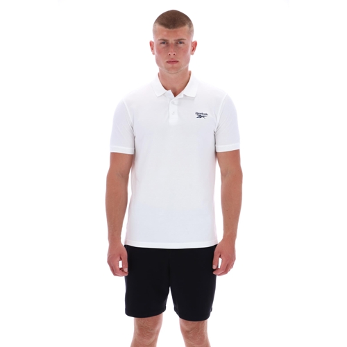 Reebok - Blaze Embroidered Polo Shirt - White - M