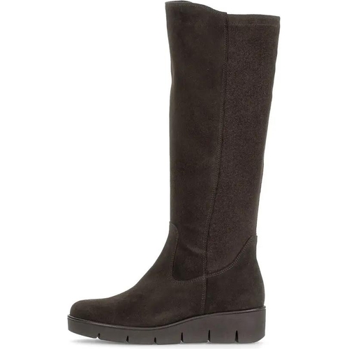 Gabor Boots - Samtch/Elastic - Brown - 6.5