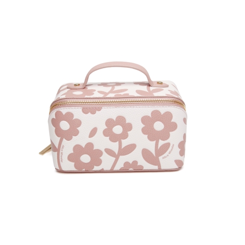 Alice Wheeler London Floral Mini Train Case - Pink