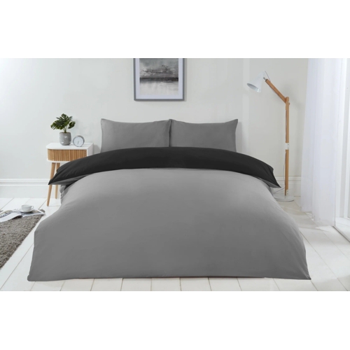 Lyla Reversible Duvet Set - Blue