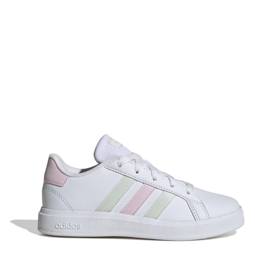 adidas Grand Court Trainers - White/Pink