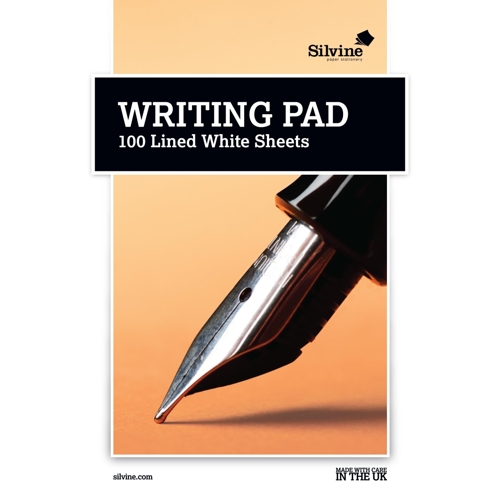 Silvine A5 Writing Pad - A5 - 100 Sheet