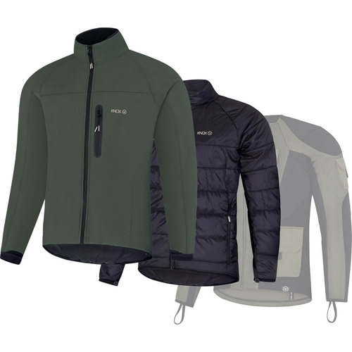 Knox Dual Pro Motorcycle Jacket - XL - Green