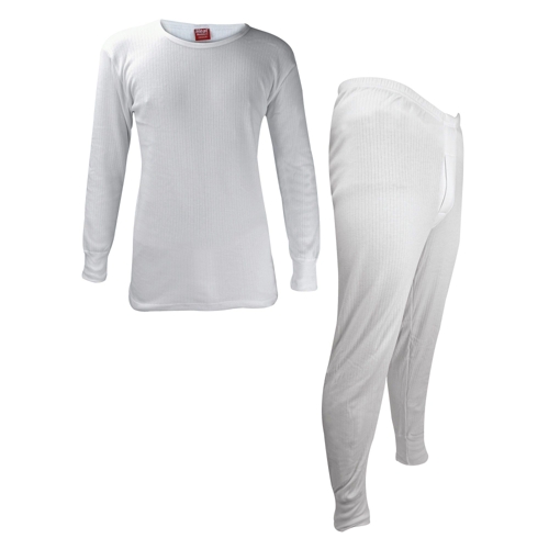 Heat Holders Mens Thermal Underwear Set - White