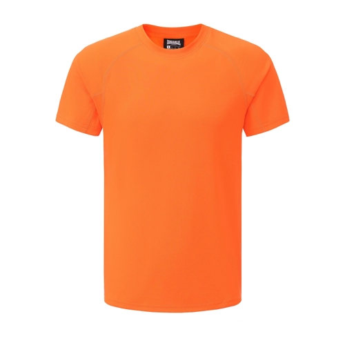 Lonsdale Round Neckline T-Shirts - Orange - L