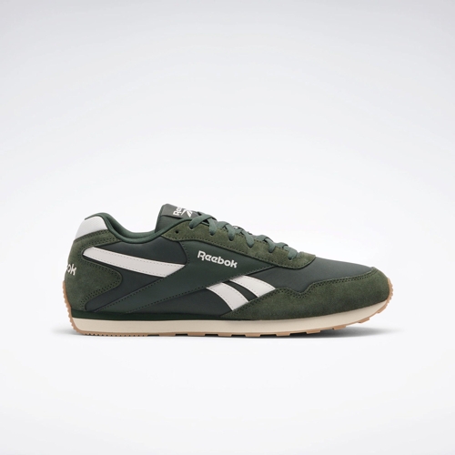 Reebok Glide Low Trainers - Green - White - 10.5 UK