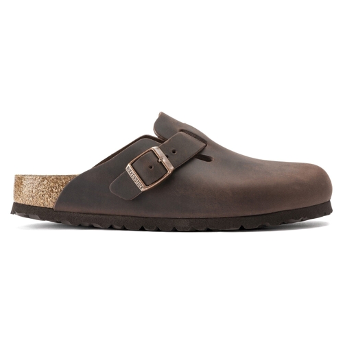 Clogs Birkenstock Boston Waxy Leather - Brown