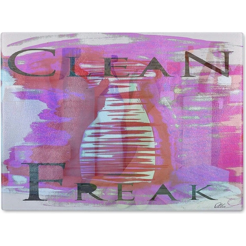 Clean Freak Glass Chopping Board - Benjamin Tate Design - Multicolor