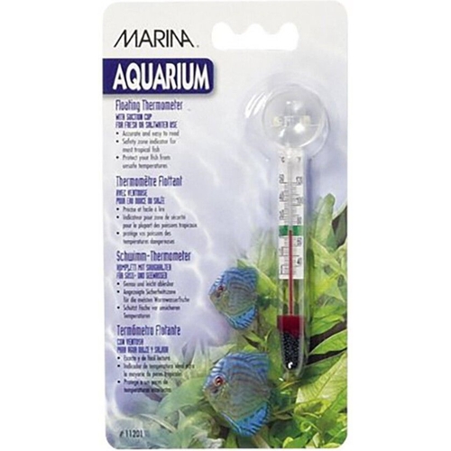 Marina Aquarium Thermometer - Floating & Suction Cup