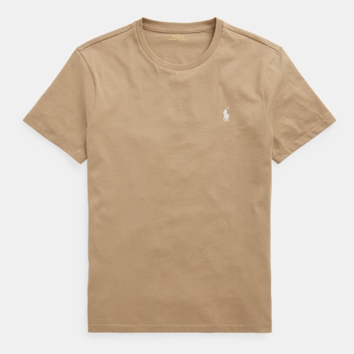 Polo Ralph Lauren Custom Cotton-Jersey T-Shirt - Beige