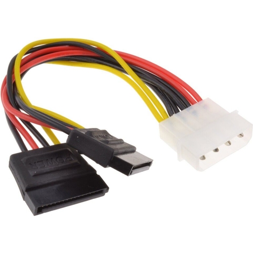 SATA Power Splitter Cable - 4pin to 2 x SATA