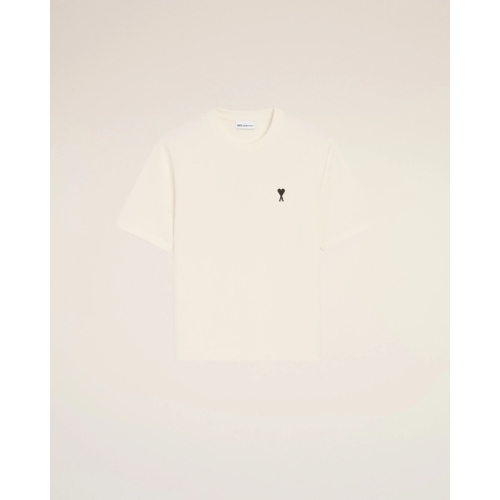 AMI Paris Place Des Tee Ld61 - Oversized - Crew Neck - White