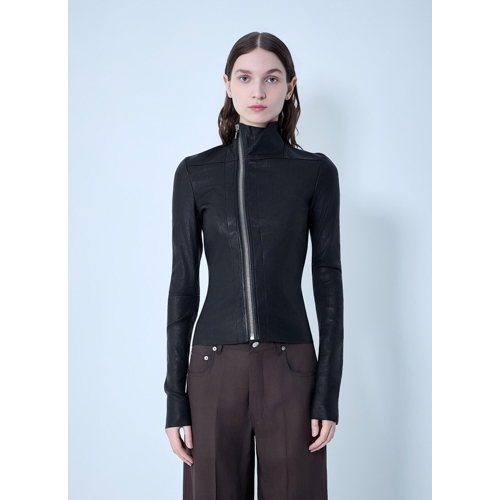 Rick Owens Gary Leather Jacket - Black - XS