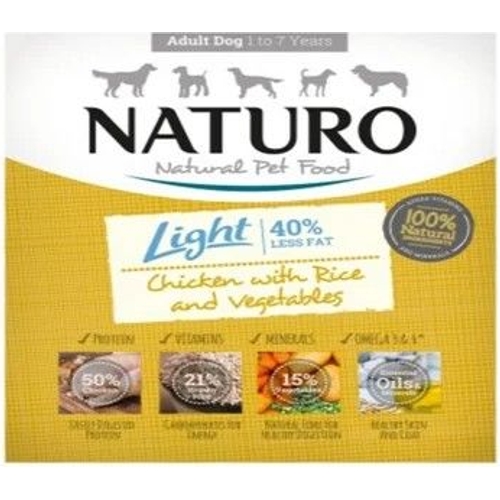Naturo Light Chicken & Rice With Veg Tray - 7 x 400g