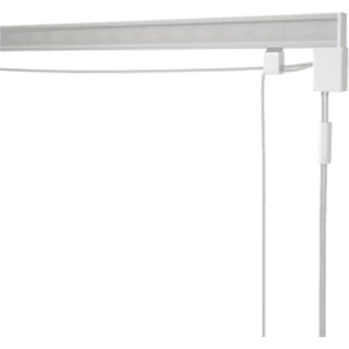 New Edge Blinds Aluminium Corded Roman Blind Kit - White - 50 cm
