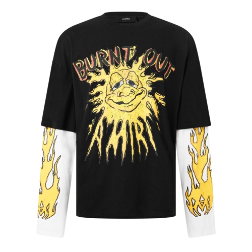 Amiri Burnt Out Long Sleeve Top - Multicolor - M