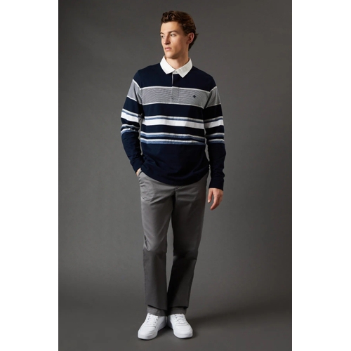 Maine Premium Chino Trousers - Grey - 42
