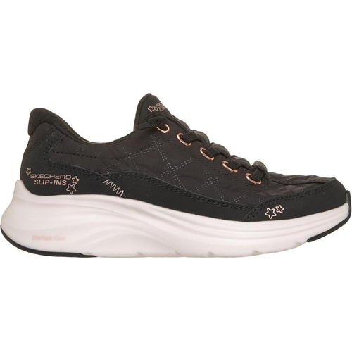 Skechers Contour Foam Trainers - Black/Gold - 4.5