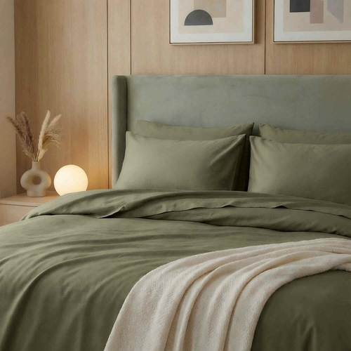 Bedable Sateen Luxe Bedding Bundle - Green