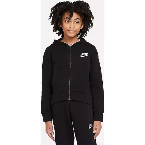 Nike Club Fleece Hooded Sweatshirt - Black