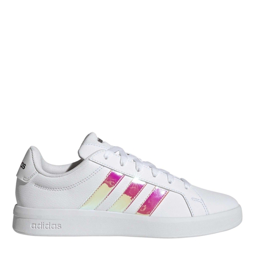 adidas Grand Court Trainers - White - Black - 3.5 UK