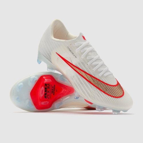 Nike Air Zoom Mercurial Superfly XI Elite Football Boots - White - Red