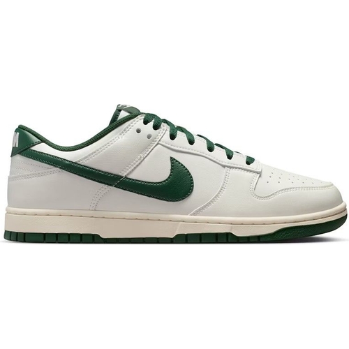 Nike Dunk Low - White - Green - Low Shoes - UK 8