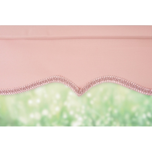 Scalloped Roller Blind - White