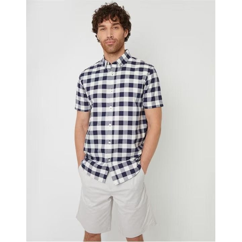 Threadbare TB Ss Marc Shrt - Blue