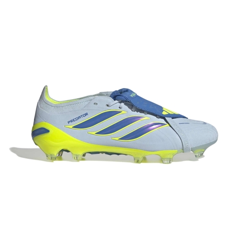 adidas Predator Elite Fold-Over Tongue Firm Ground Football Boots - Blue/Yellow - UK9