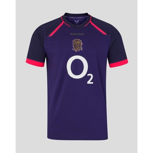 Castore England Away Rugby Shirt 2026 - Blue - S