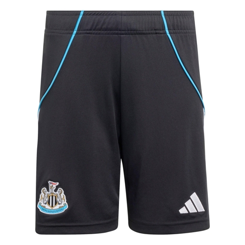 adidas Newcastle United Home Shorts 2025 2026 - Black - Kids - 7-8