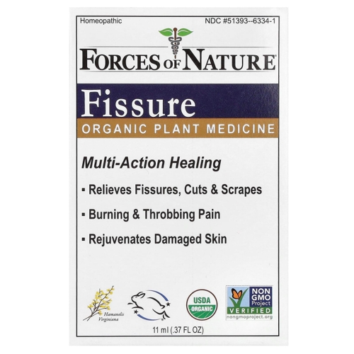 Forces of Nature Fissure Organic Botanical Medicine - 11 ml
